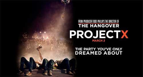 the most anticipated movies in March 2012 - Project X .